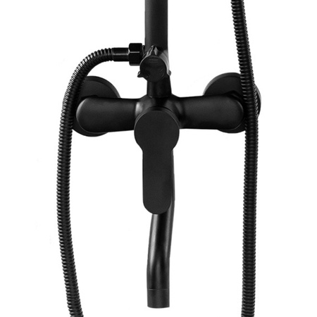 SPRCHOVÁ SOUPRAVA NÁSTĚNNÁ VALERIA S-1200B ČERNÁ