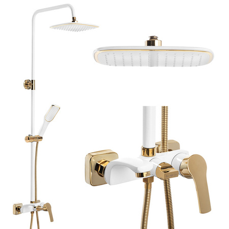SPRCHOVÁ SADA GIO NÁSTĚNNÁ S-1157 BÍLÁ / ZLATÁ