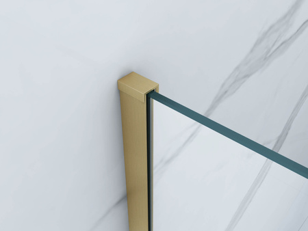 SPRCHOVÁ STĚNA WALK-IN 90x200 TRANSPARENTNÍ ZLATÁ