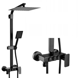 SPRCHOVÁ SOUPRAVA BIANCA NÁSTĚNNÁ S-1160B ČERNÁ