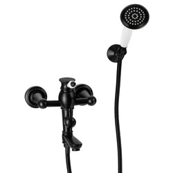 VERONA NÁSTĚNNÁ VANOVÁ BATERIE RETRO S-1185B ČERNÁ