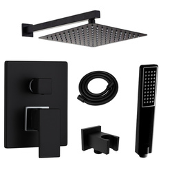 PODOMÍTKOVÁ SPRCHOVÁ SADA BASILIO S-1103 V6 ČERNÁ