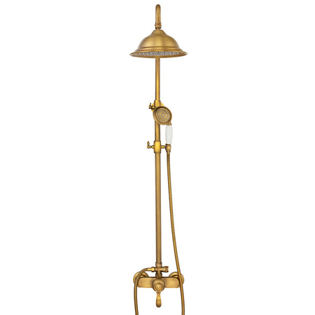 RETRO SPRCHOVÁ SADA LORENZA NÁSTĚNNÁ S-1189V STARÉ ZLATO