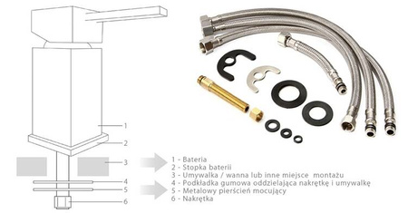 VANOVÁ BATERIE CASCADE 3-OTVOROVÁ S-1006 CHROM