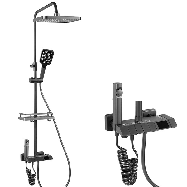 SPRCHOVÁ SOUPRAVA NÁSTĚNNÁ S-1168 ŠEDÁ