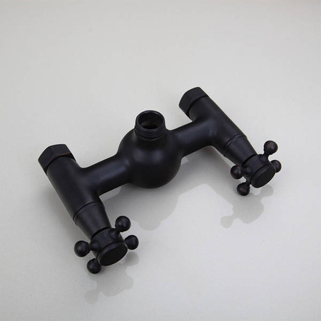 RETRO SPRCHOVÁ SADA CAMILLA NÁSTĚNNÁ S-1158B ČERNÁ