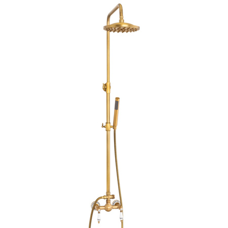 SPRCHOVÁ SOUPRAVA NÁSTĚNNÁ RETRO PALOMA S-1198V STARÉ ZLATO