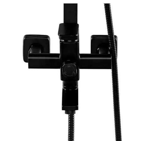 SPRCHOVÁ SOUPRAVA NÁSTĚNNÁ CUBO S-1196B ČERNÁ