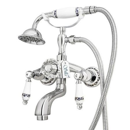 NÁSTĚNNÁ VANOVÁ BATERIE PALOMA RETRO S-1126 CHROM