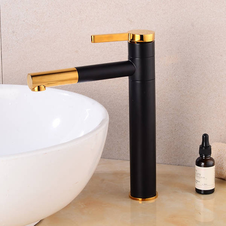 UMYVADLOVÁ BATERIE GIO VYSOKÁ OTOČNÁ S-1084BG ČERNÁ