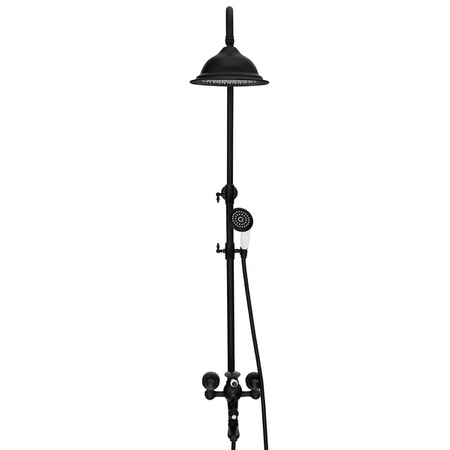 RETRO SPRCHOVÁ SOUPRAVA VERONA NÁSTĚNNÁ S-1186B ČERNÁ