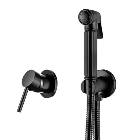 BIDETOVÁ BATERIE PODOMÍTKOVÁ ROSA - HYGIENICKÁ SADA S-1116B ČERNÁ