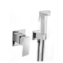 BIDETOVÁ BATERIE PODOMÍTKOVÁ CUBO - HYGIENICKÁ SADA S-1117 CHROM