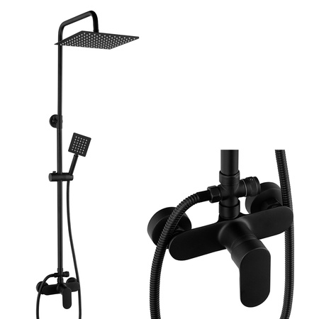 SPRCHOVÁ SOUPRAVA MARTINA NÁSTĚNNÁ S-1190B ČERNÁ