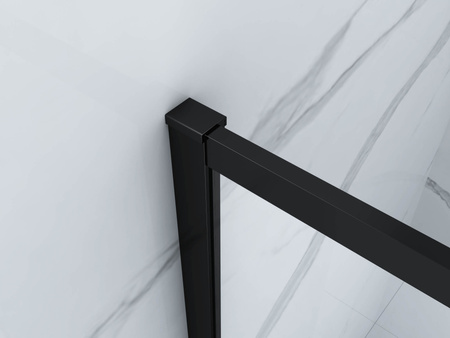 SPRCHOVÁ ZÁSTĚNA VESTON 1-KŘÍDLOVÁ 90X150 FIX ČERNÁ