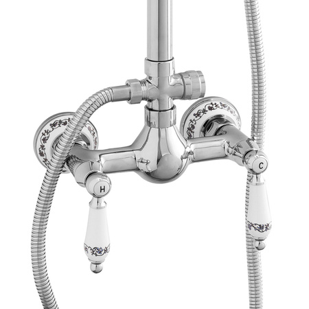 SPRCHOVÁ SOUPRAVA NÁSTĚNNÁ RETRO PALOMA S-1198 CHROM