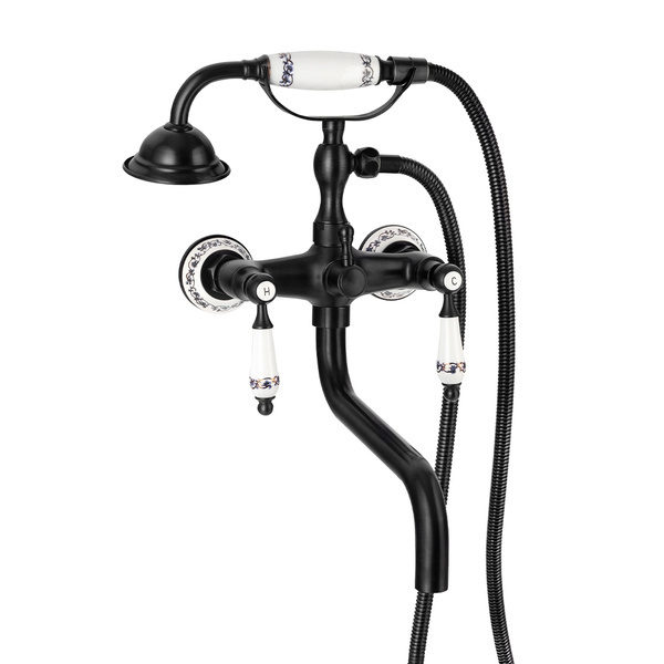 NÁSTĚNNÁ VANOVÁ BATERIE PALOMA RETRO S-1184B ČERNÁ