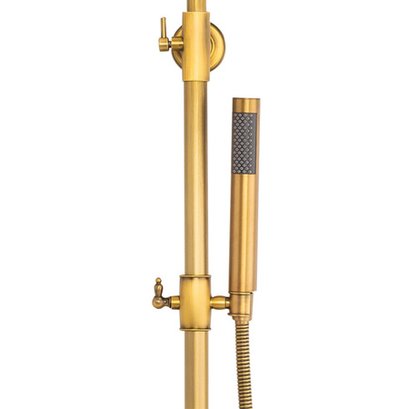 SPRCHOVÁ SOUPRAVA NÁSTĚNNÁ RETRO PALOMA S-1198V STARÉ ZLATO