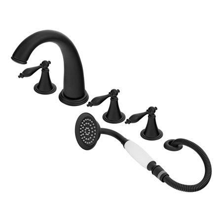 VANOVÁ BATÉRIA 5-OTVOROVÁ RETRO S-1214B ČIERNA