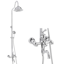 RETRO SPRCHOVÁ SOUPRAVA ADELITA S-1125 CHROM