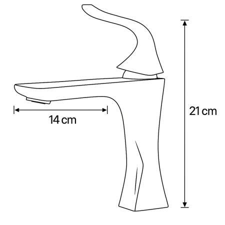 UMYVADLOVÁ BATERIE ALBA STOJACÍ NÍZKÁ S-1142G ZLATÁ