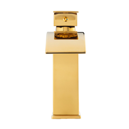 UMYVADLOVÁ BATERIE CASCADE NÍZKÁ STOJACÍ SEM-1001G ZLATÁ