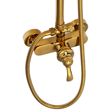 RETRO SPRCHOVÁ SOUPRAVA LORENZA NÁSTĚNNÁ SPRCHA S-1189 ZLATÁ
