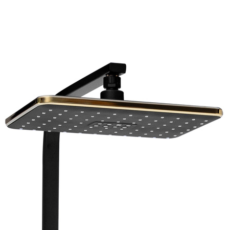 SPRCHOVÁ SOUPRAVA NÁSTĚNNÁ CUBO S-1067BG ČERNÁ/ZLATÁ