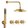 SPRCHOVÁ SOUPRAVA VERANNI PODOMÍTKOVÁ RETRO S-1127V STARÉ ZLATO
