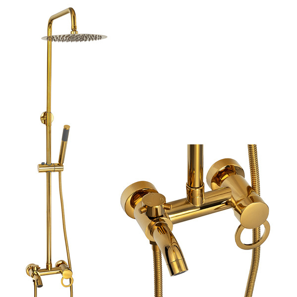SPRCHOVÁ SADA SENTINI NÁSTĚNNÁ NATRYSKOVÁ S-1191G ZLATÁ