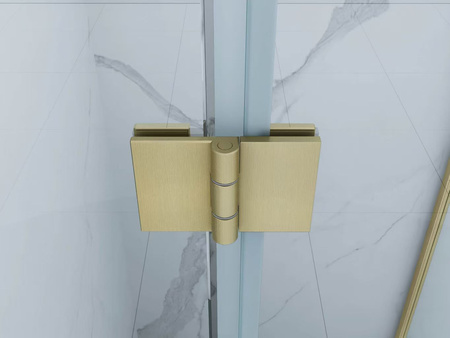 SPRCHOVÝ KOUT WILSON ČTVERCOVÝ TRANSPARENTNÍ - 80X80X190 CHROM