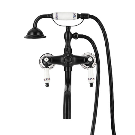 NÁSTĚNNÁ VANOVÁ BATERIE PALOMA RETRO S-1184B ČERNÁ