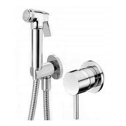 BIDETOVÁ BATERIE ROSA PODOMÍTKOVÁ - HYGIENICKÁ SADA S-1116 CHROM