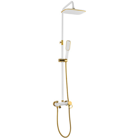 SPRCHOVÁ SOUPRAVA SENTINI NÁSTĚNNÁ S-1191WG BÍLÁ/ZLATÁ