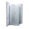 SPRCHOVÝ KOUT BAXLER ČTVERCOVÝ TRANSPARENTNÍ - 90X90X190 CHROM