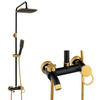 SPRCHOVÁ SOUPRAVA SENTINI NÁSTĚNNÁ S-1191BG ČERNÁ/ZLATÁ