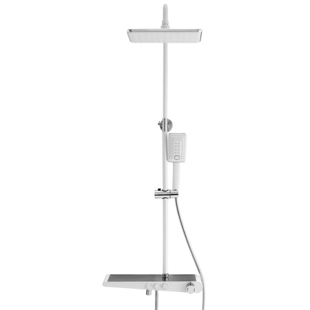 SPRCHOVÁ SOUPRAVA NÁSTĚNNÁ LIVIA S-1205CW CHROM/BÍLÁ